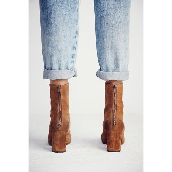 NWT Free People Cecile Ankle Boot / Tobacco - Picture 3 of 5